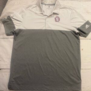 University of South Dakota USD NCAA Men's Medium Gray Colosseum Polo Style Shirt